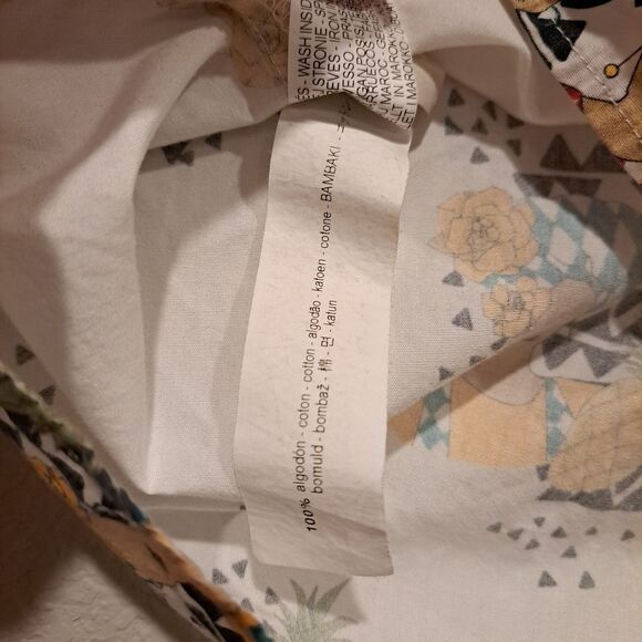 Zara Trafaluc collection white button-up up collared shirt, cap sleeves, size xs - Picture 8 of 11